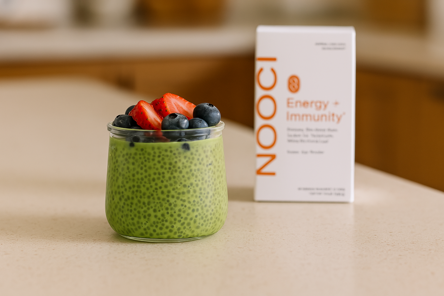 Energy + Immunity Chia Seed Pudding Recipe