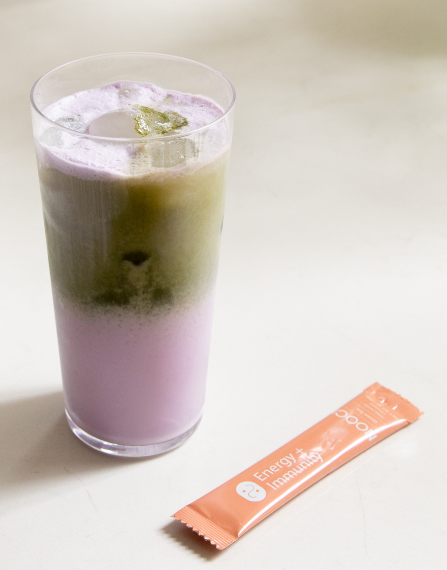Ube Energy + Immunity Latte