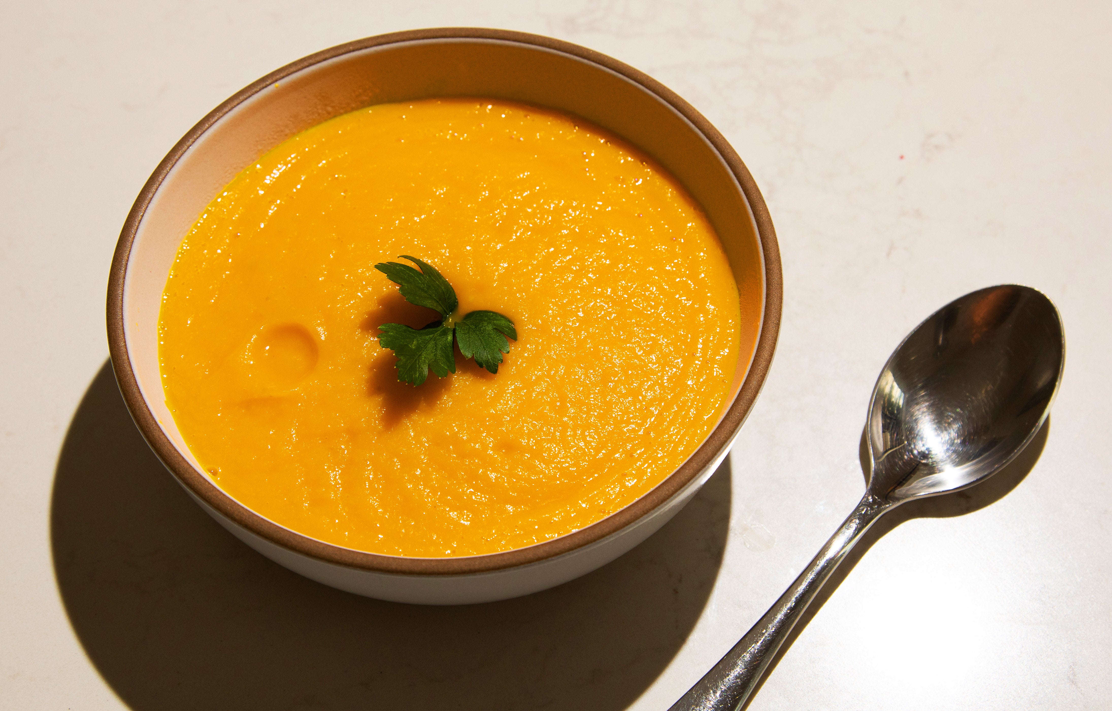 Stay Warm with a Garlic Butternut Squash Soup